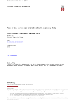 Reuse of ideas and concepts for creative stimuli in