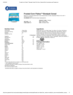 Frosted Flakes Cereal Bowl&ndash;General Mills