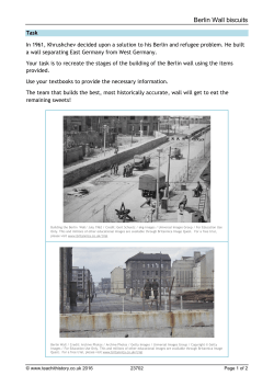 Berlin Wall biscuits