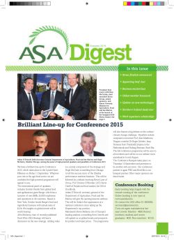 Brilliant Line-up for Conference 2015