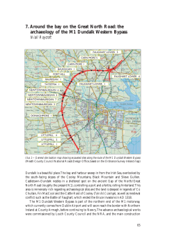 the archaeology of the M1 Dundalk Western Bypass
