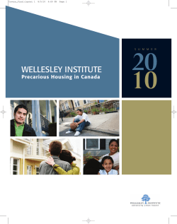 Precarious Housing in Canada