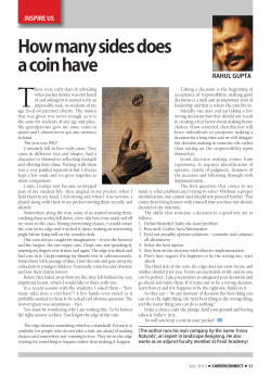 How many sides does a coin have