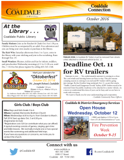 Deadline Oct. 11 for RV trailers