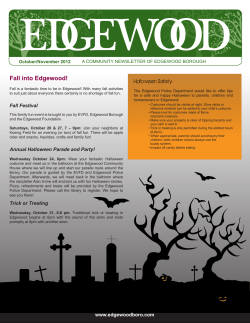 October/November - Edgewood Borough