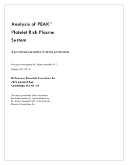 PEAK System White Paper
