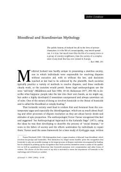 Bloodfeud and Scandinavian Mythology