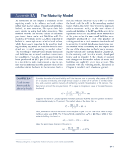 Appendix 8A: The Maturity Model