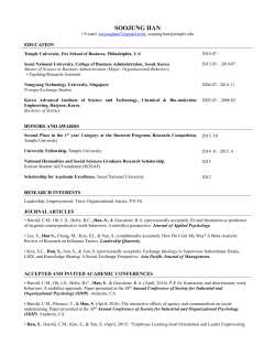 soojung han - Fox School of Business