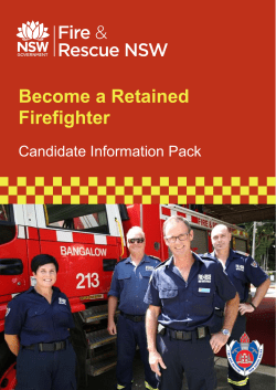 Become a Retained Firefighter