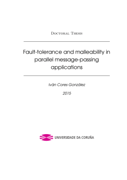 Fault-tolerance and malleability in parallel message - GAC-UDC