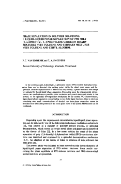 Phase separation in polymer solutions. I. Liquid