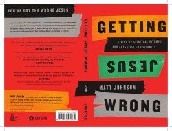a FREE chapter of Getting Jesus Wrong