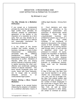 Mediation - Kurre Schneps LLP