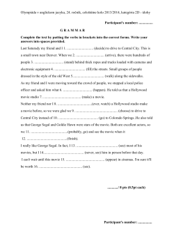 anglickom jazyku, 24. ročn&iacute;k, celo&scaron;t&aacute;tne kolo 2013/2014