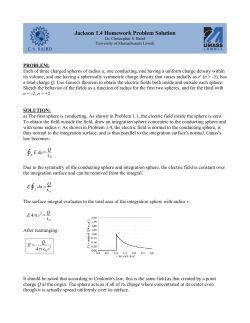 Jackson 1.4 Homework Solution