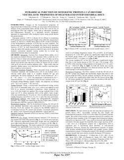 intradiscal injection of osteogenic protein
