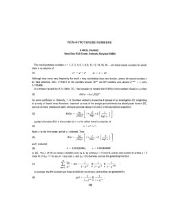 Non-hypotenuse numbers