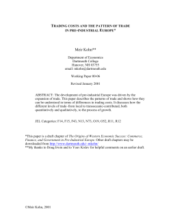 Meir Kohn - Dartmouth College