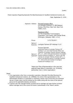 here - Lexington Partners