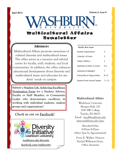 Multicultural Affairs Newsletter