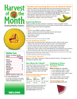 Harvest Month the of - Arizona Nutrition Network