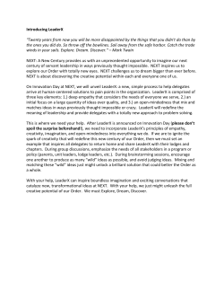 Introducing LeaderX - NEXT: A New Century