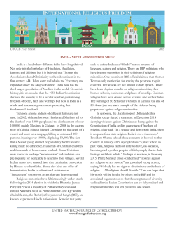India: Secularism Under Siege