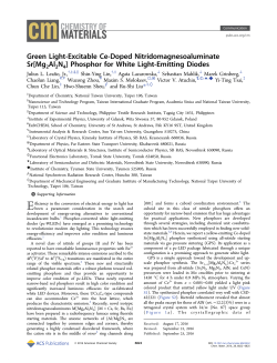 Phosphor for White Light
