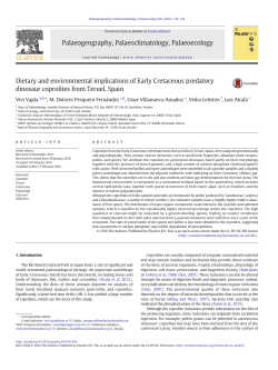 Dietary and environmental implications of Early Cretaceous