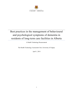 Appropriate Use of Antipsychotics in Long-Term