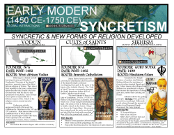 Syncretic and new forms of religion