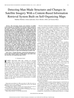 Detecting Man-Made Structures and Changes in Satellite Imagery