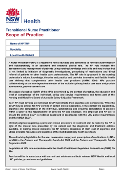 Scope of Practice