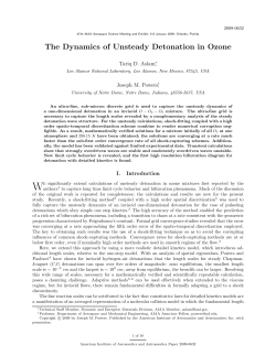 The Dynamics of Unsteady Detonation in Ozone
