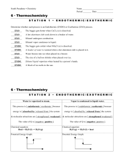 6 · Thermochemistry 6 · Thermochemistry