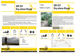 GR 221 Dry-stone Route GR 221 Dry-stone Route