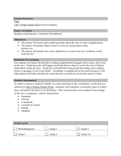 In order to assess a student`s ability to create meaning