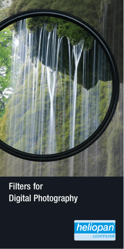 Filters for Digital Photography