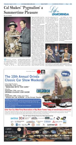 Lamorinda Weekly issue 12 volume 8