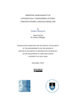 Thumbnail - UCT CS Research Document Archive