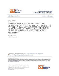 postmodern puzzles: creating versions of the truth and identity in