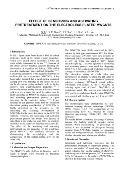 effect of sensitizing and activating pretreatment on the