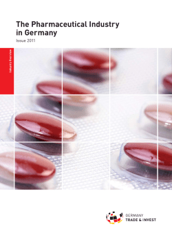 The Pharmaceutical Industry in Germany