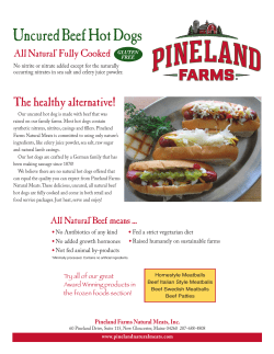 UncuredBeefHotDogs - Pineland Farms Natural Meats
