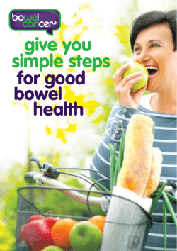 Good Bowel Health Booklet