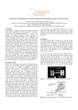 MECHANICAL PROPERTIES OF OSTEON COMPOSITES IN
