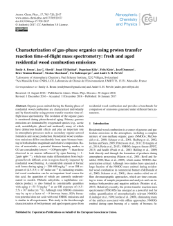 Characterization of gas-phase organics using proton transfer