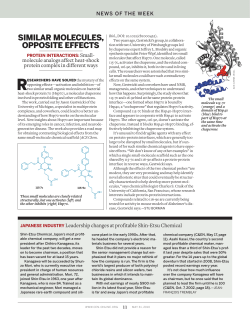 SIMILAR MOLECULES, OPPOSITE EFFECTS