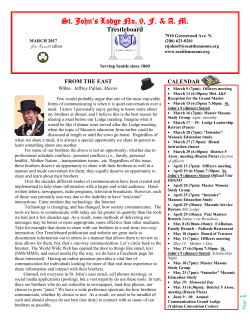 March 2017 Trestleboard